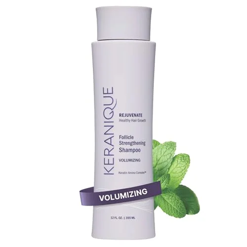 Keranique Volumizing Shampoo with Keratin and Biotin - Rank 5 in Best Shampoo For Thinning Hair of 2025