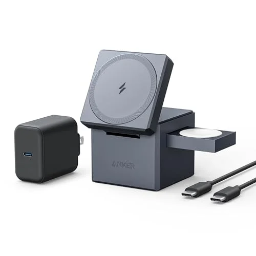 Anker 3-in-1 MagSafe Charger Stand - Rank 9 in Best Iphone Charging Station of 2025
