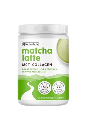 NativePath Collagen Peptides Matcha Latte - Rank 7 in Best Matcha Powder of 2025