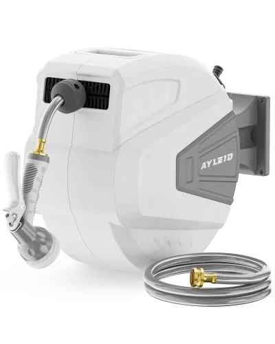 Ayleid 100FT Retractable Garden Hose Reel - Rank 3 in Best Air Hose Reel of 2025