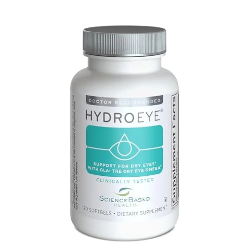 HydroEye Dry Eye Supplement - Rank 8 in Best Eye Vitamins of 2025
