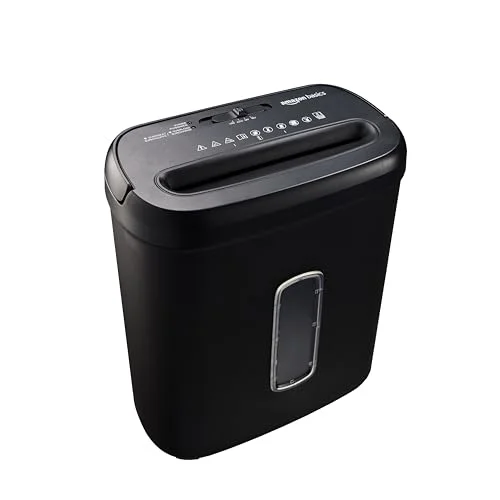Amazon Basics 8-Sheet Cross Cut Shredder - Rank 2 in Best Paper Shredder of 2025
