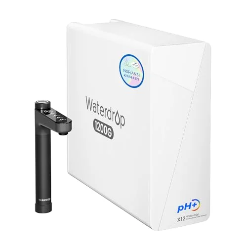 Waterdrop X12 Alkaline Mineral Tankless Reverse Osmosis System - Rank 2 in Best Reverse Osmosis Systems For Home of 2025