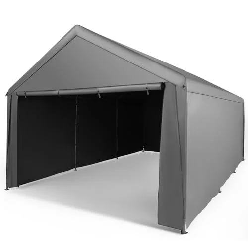 Abba Patio 12x20 Carport Garage with Windows - Rank 4 in Best Portable Building of 2025