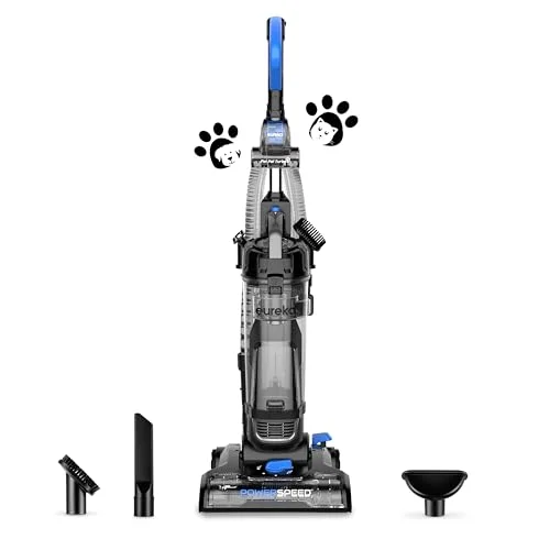 Eureka PowerSpeed Bagless Upright Vacuum, Pet Turbo - Rank 8 in Best Dog Hair Vacuum of 2025