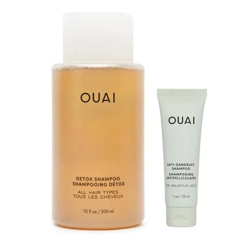 OUAI Detox Shampoo & Anti-Dandruff Bundle - Rank 10 in Best Clarifying Shampoo of 2025