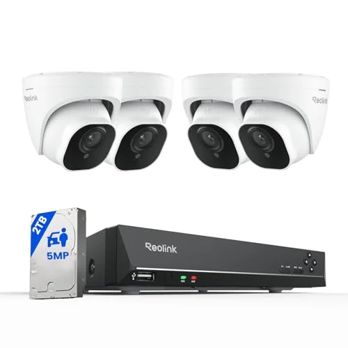 REOLINK 5MP 8CH Security Camera System RLK8-520D4-5MP - Rank 10 in Security Cameras of 2025
