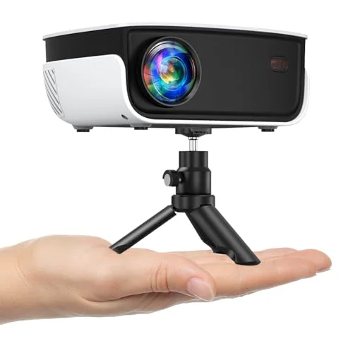 NICPOW Mini Home Theater Projector 1080P - Rank 9 in Best Mini Projectors of 2025