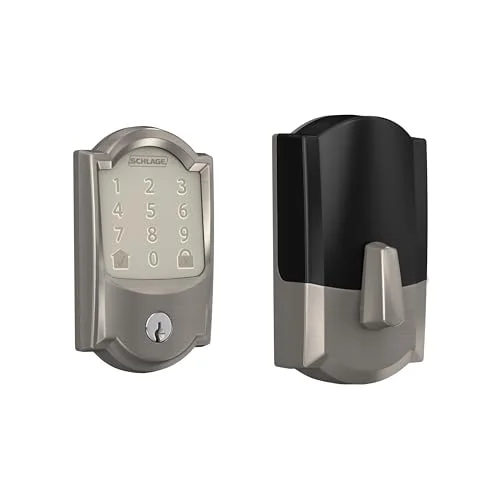 Schlage Encode Smart Wi-Fi Deadbolt Camelot Satin Nickel - Rank 10 in Best Ring Door Lock of 2025