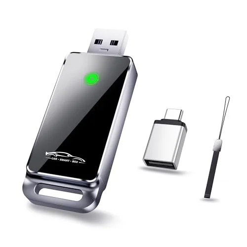 Vnilrgle Wireless CarPlay Adapter 2024 Upgrade - Rank 9 in Best Wireless Carplay Adapters of 2025