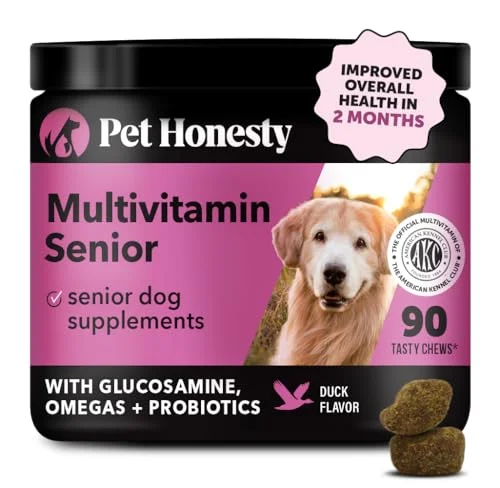 Senior Dog Multivitamin - Duck 90 ct - Rank 7 in Smart Life Hacks for Seniors You Can’t Miss!