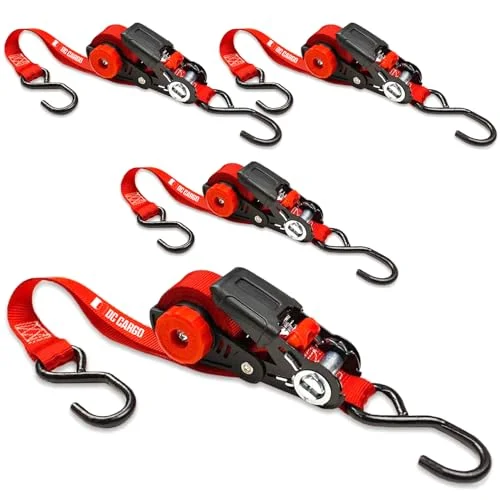 NeatStrap Self-Storing Ratchet Straps 4 Pack - Rank 6 in Best Retractable Ratchet Straps of 2025