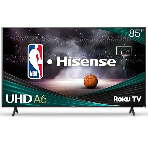 Hisense 85-Inch A6 Series 4K UHD Smart TV - Rank 9 in Best Hisense 85 Inch Tv of 2025