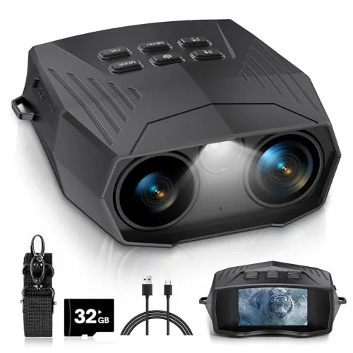 Night Vision Goggles 5K with 3" HD Screen - Rank 5 in Best Night Vision Binoculars of 2025