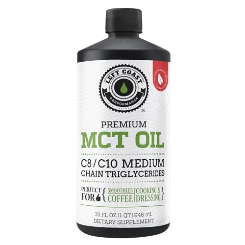 Left Coast Performance Coconut MCT Oil Liquid - Rank 6 in Best Mct Oil For Weight Loss of 2025
