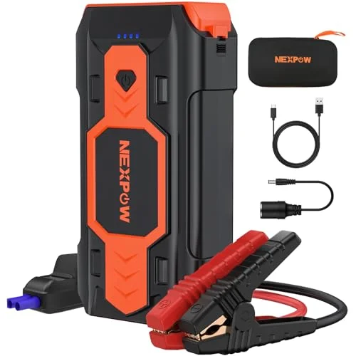 NEXPOW 2500A Car Jump Starter with USB Quick Charge - Rank 3 in Car Jump Starters