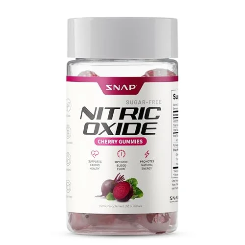 Snap Supplements Sugar Free Beet Root Gummies - Rank 4 in Best Nitric Oxide of 2025