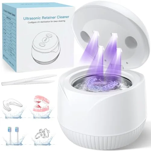 UEOFEN Ultrasonic Dental Cleaner 45kHz - Rank 2 in Best Retainer Cleaner of 2025