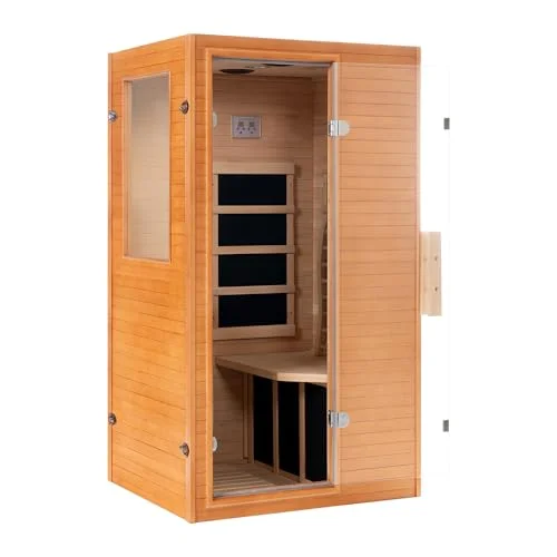 Real Relax 1-Person Infrared Sauna Room - Rank 8 in Best Infrared Sauna of 2025