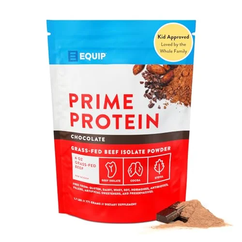 Equip Prime Protein - Grass Fed Beef Protein Powder - Rank 5 in Best Protein Powders of 2025