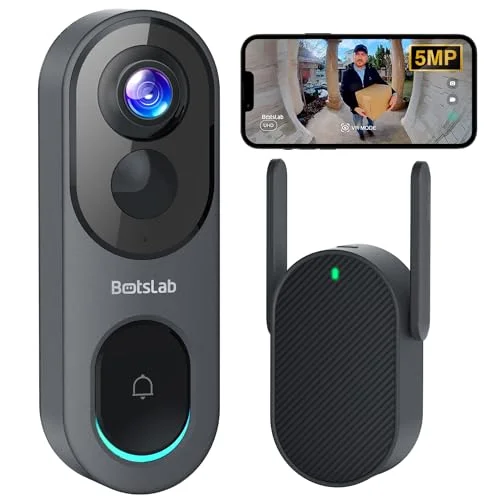 Botslab Video Doorbell Camera 5MP Wireless - Rank 6 in Doorbell Cameras of 2025
