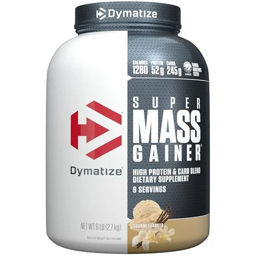 Dymatize Super Mass Gainer, Gourmet Vanilla, 6 Pound - Rank 8 in Best Protein For Weight Gain of 2025