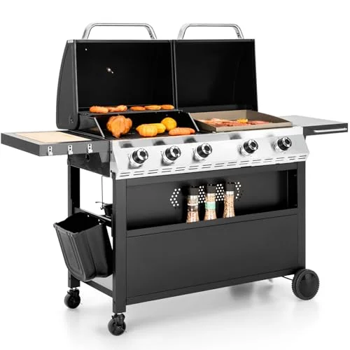 Sophia & William Dual Gas Grill Griddle Combo - Rank 3 in Best Grill Griddle Combo of 2025