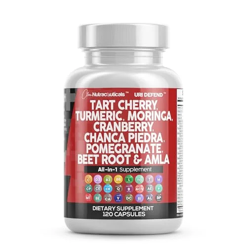 Clean Nutraceuticals Tart Cherry Extract 20,000mg Complex with Turmeric and Moringa - Rank 8 in Best Moringa Capsules of 2025