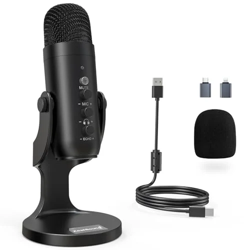 ZealSound USB Condenser Microphone - Rank 7 in Best Usb Microphone of 2025