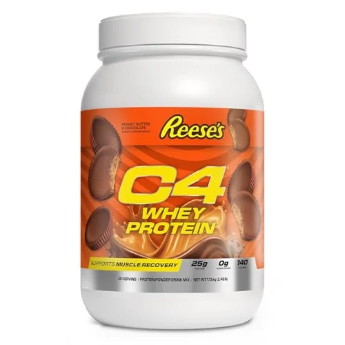 Cellucor C4 Whey Protein, Reese's Flavor - Rank 10 in Best Protein Powders of 2025