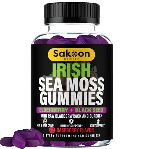 Sakoon Nutrition Irish Sea Moss Gummies - Rank 7 in Best Irish Sea Moss Gel of 2025