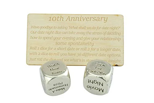 Date Night Dice 10th Anniversary Tin - Rank 3 in Celebrate Love with These Must-See Anniversary Gift Ideas