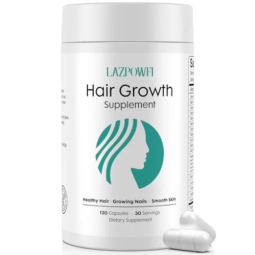 Lazpowfi Hair and Nail Growth Vitamins - Rank 9 in Best Hair Growth Supplements of 2025
