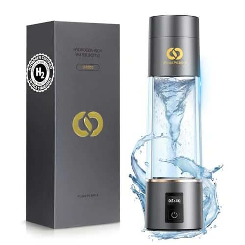 PUREPEBRIX Hydrogen Water Bottle Generator Classic Edition - Rank 4 in Best Hydrogen Water Bottle Generator of 2025