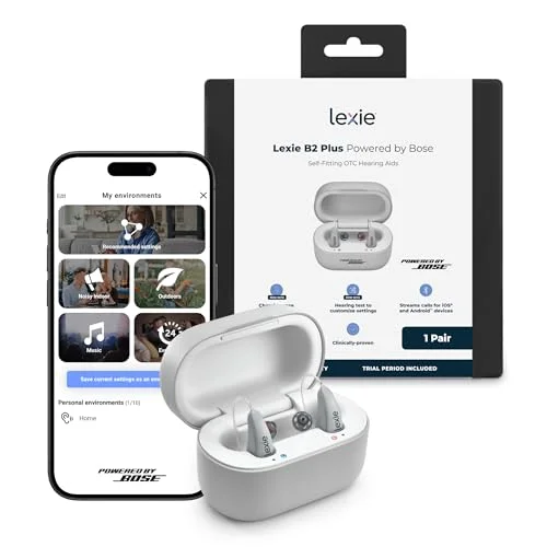 Lexie B2 Plus Rechargeable Hearing Aids by Bose - Rank 6 in Best Audien Atom of 2025