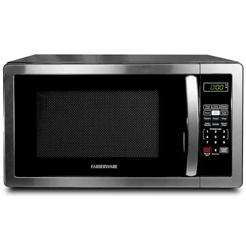 Farberware 1000W Microwave Oven, Stainless Steel, 1.1 cu ft - Rank 9 in Best Microwave of 2025