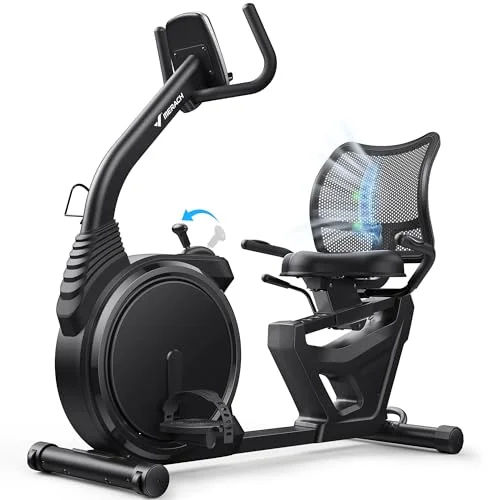 MERACH High-end Recumbent Exercise Bike with Bluetooth - Rank 6 in Best Recumbent Bike of 2025