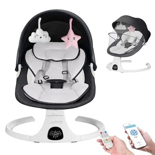 JUITOY Baby Swing with Bluetooth Music - Rank 7 in Best Baby Swing of 2025