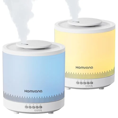 Homvana Cool Mist Humidifiers 2-Pack - Rank 7 in Best Humidifier of 2025