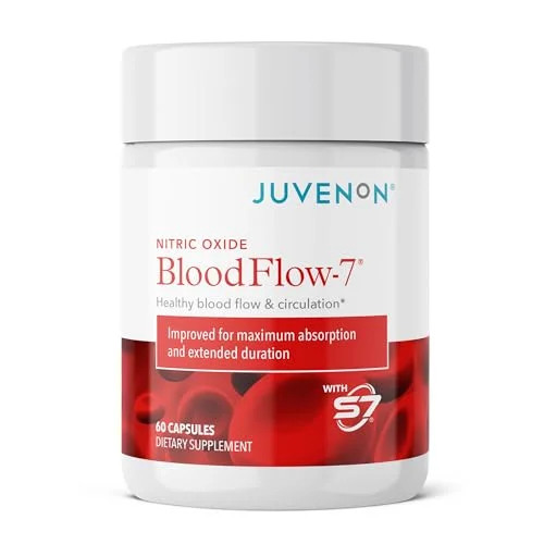 Juvenon BloodFlow-7 Nitric Oxide Supplement 60 Count - Rank 5 in Best Circo2 of 2025
