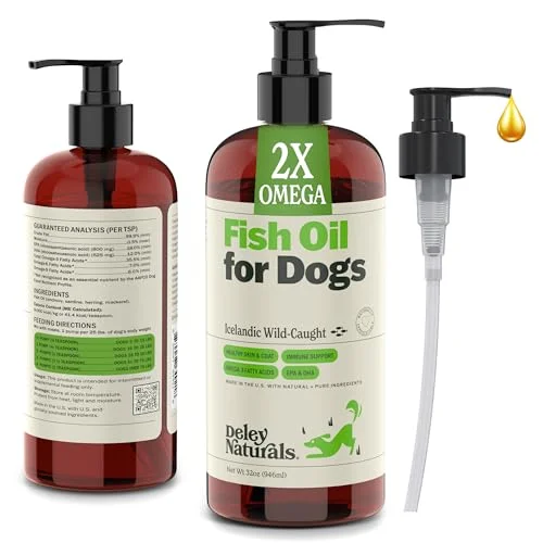 Deley Naturals Dog Fish Oil for Skin Relief - Rank 6 in Best Fish Oil For Dogs of 2025