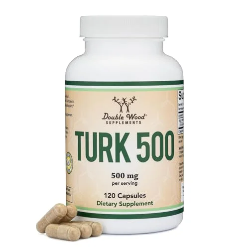 Turkesterone Supplement 500mg by Double Wood - Rank 6 in Best Turkesterone of 2025