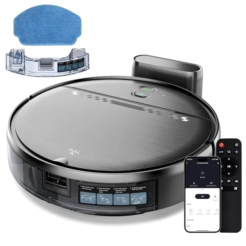 SHELIKI Robot Vacuum and Mop - Rank 10 in Best Robot Vacuum Cleaner of 2025