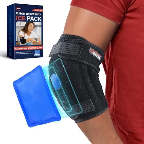 FEATOL Elbow Ice Pack Brace - Rank 10 in Best Elbow Compression Sleeve of 2025