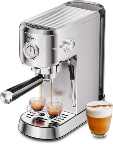 Gevi 20 Bar Espresso Maker with Frother - Rank 3 in Best Esspresso Machine of 2025