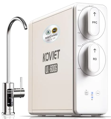 KOVIET U1 Reverse Osmosis Water Filter System - Rank 4 in Best Under Sink Reverse Osmosis of 2025