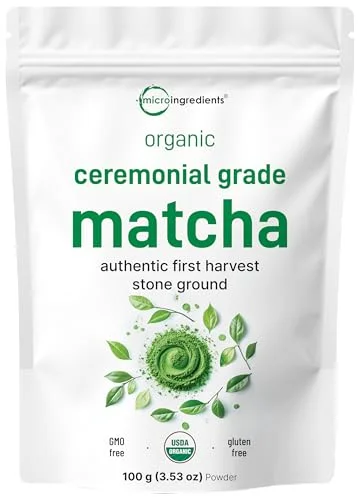 Organic Ceremonial Grade Matcha Powder - Rank 8 in Best Matcha of 2025