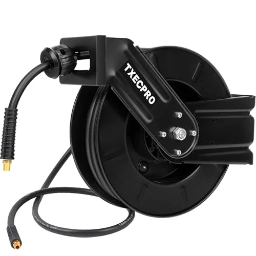 Txecpro Retractable Air Hose Reel 3/8" x 50' - Rank 7 in Best Air Hose Reel of 2025