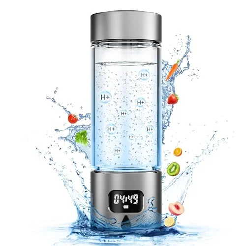 Asgool Hydrogen Water Bottle, Portable Rechargeable 340ml - Rank 8 in Best Gary Brecka Hydrogen Water Bottle of 2025