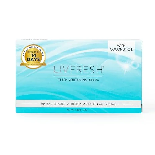 LIVFRESH Teeth Whitening Strips - Rank 9 in Best Whiteningstrips of 2025
